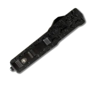 Slim Aluminum Maiden Gloss D2 Black Tanto