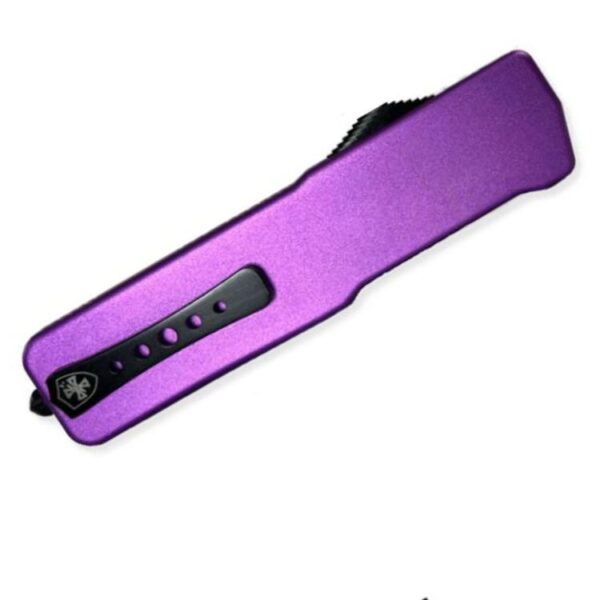 Small Aluminum Purple D2 Black Tanto